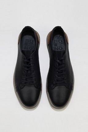 کفش اسنیکر سرمه ای مردانه چرم اصل Bueno Shoes - کد 315901880
