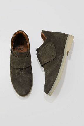 بوت / نیم بوت خاکی زنانه چرم خالص Bueno Shoes - کد 372930195