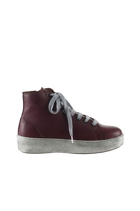 بوت / نیم بوت بنفش زنانه چرم خالص Bueno Shoes - کد 263491146