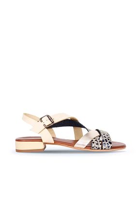 صندل زرد زنانه پاشنه تخت Bueno Shoes - کد 129666560