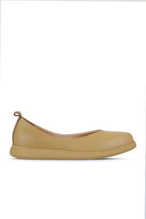 بابت قهوه ای زنانه چرم خالص Bueno Shoes - کد 771955338