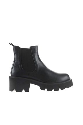 بوت / نیم بوت مشکی زنانه چرم خالص Bueno Shoes - کد 167133793