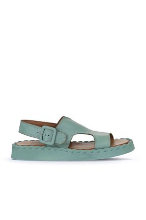 صندل سبز زنانه پاشنه تخت Bueno Shoes - کد 774569963