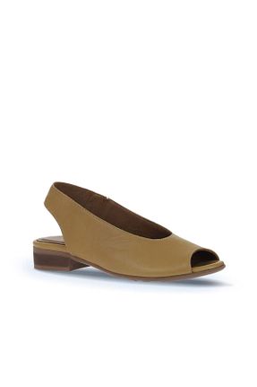 صندل قهوه ای زنانه پاشنه ضخیم Bueno Shoes - کد 815106351