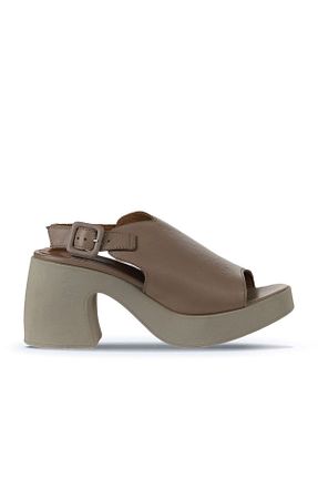 صندل طوسی زنانه پاشنه ضخیم Bueno Shoes - کد 773781661