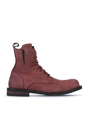 بوت / نیم بوت زرشکی مردانه چرم خالص Bueno Shoes - کد 771953255