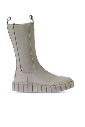 بوت / نیم بوت بژ زنانه چرم خالص Bueno Shoes - کد 384500736