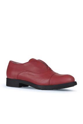 کفش کلاسیک زرشکی زنانه چرم خالص Bueno Shoes - کد 768364023