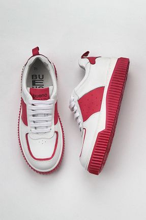 کفش اسنیکر سفید زنانه چرم اصل Bueno Shoes - کد 771955194