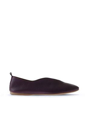 بابت بنفش زنانه چرم خالص Bueno Shoes - کد 350142751