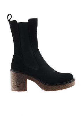 بوت / نیم بوت مشکی زنانه چرم خالص Bueno Shoes - کد 187404928