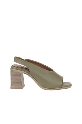 صندل سبز زنانه پاشنه ضخیم Bueno Shoes - کد 774836601