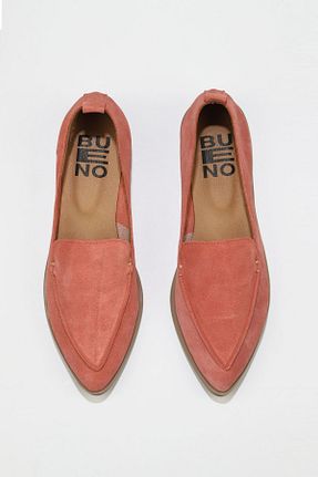 بابت صورتی زنانه چرم خالص Bueno Shoes - کد 102870901