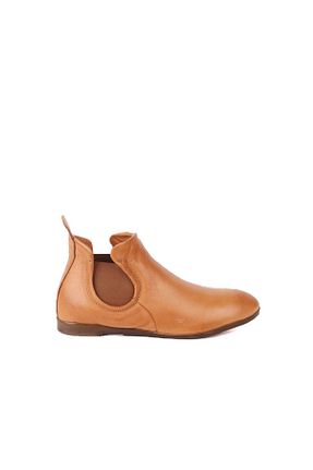 بوت / نیم بوت قهوه ای زنانه چرم خالص Bueno Shoes - کد 66882681
