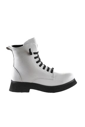 بوت / نیم بوت سفید زنانه چرم خالص Bueno Shoes - کد 175319342