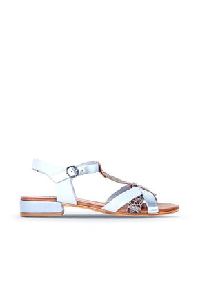 صندل آبی زنانه پاشنه تخت Bueno Shoes - کد 132309629