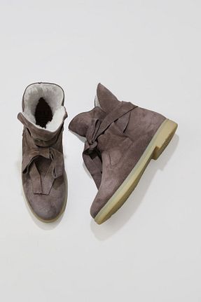بوت / نیم بوت قهوه ای زنانه پارچه ای Bueno Shoes - کد 372928752