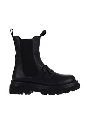 بوت / نیم بوت مشکی زنانه چرم خالص Bueno Shoes - کد 409842727