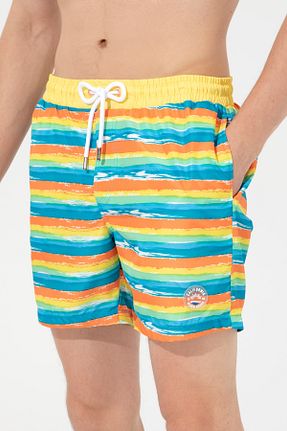 شلوارک ساحلی آبی مردانه پلی استر U.S. Polo Assn. - کد 435960482