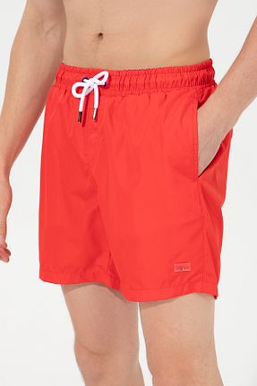 شلوارک ساحلی قرمز مردانه پلی استر U.S. Polo Assn. - کد 386504036