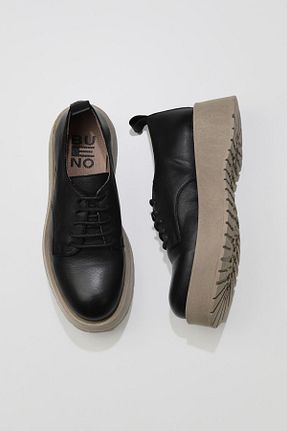 کفش پاشنه بلند پر مشکی زنانه پاشنه متوسط (5-9 سانتی متر) Bueno Shoes - کد 375376001