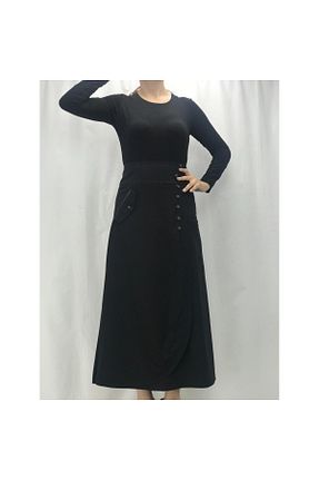 دامن مشکی زنانه ساده Armine - کد 339550195