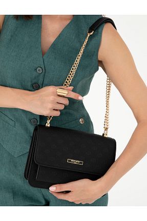کیف دوشی مشکی زنانه Pierre Cardin - کد 841484125