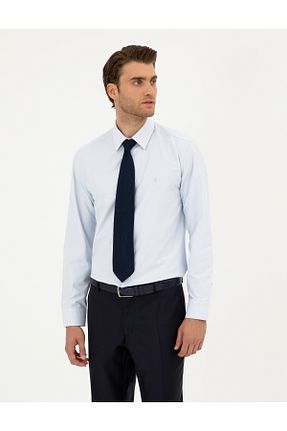 پیراهن آبی مردانه رگولار Pierre Cardin - کد 833423950