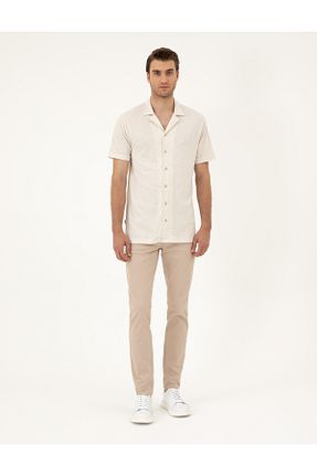 شلوار جین بژ مردانه جین Pierre Cardin - کد 833148638