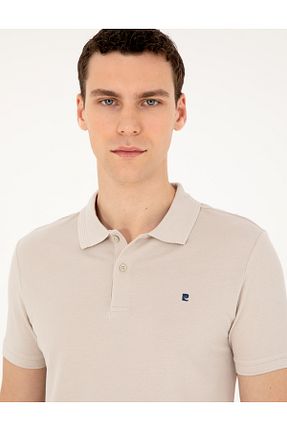 پولوشرت طوسی مردانه بافت Pierre Cardin - کد 839654081
