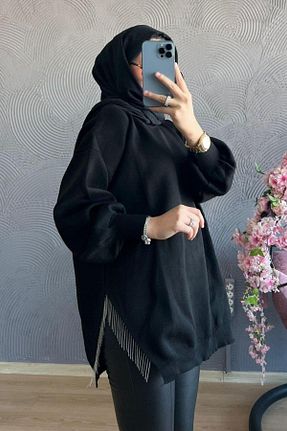پلیور حجاب مشکی زنانه اکریلیک Şule Giyim - کد 761065395