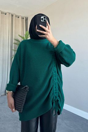 پلیور حجاب سبز زنانه رگولار Şule Giyim - کد 776559124