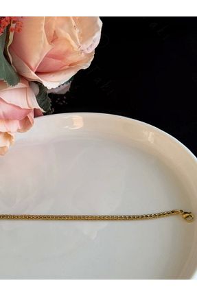 دستبند استیل (فولاد) طلائی بچه گانه استیل ضد زنگ SEVGİLİ TAKI - کد 858444727