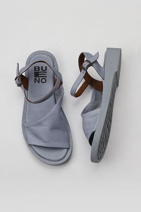 صندل آبی زنانه پاشنه ضخیم Bueno Shoes - کد 774569895