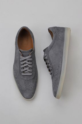 کفش کلاسیک طوسی مردانه چرم خالص Bueno Shoes - کد 734475090