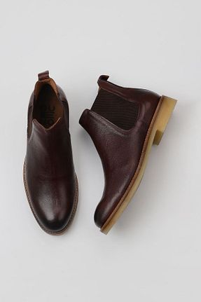 بوت / نیم بوت قهوه ای مردانه چرم خالص Bueno Shoes - کد 452767272