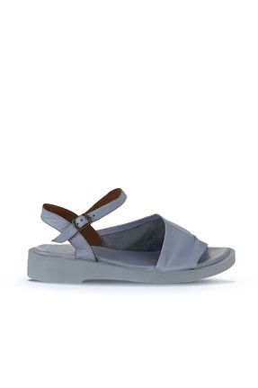 صندل آبی زنانه پاشنه ضخیم Bueno Shoes - کد 774569895