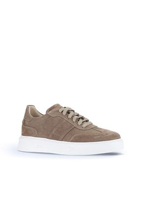 کفش اسنیکر بژ مردانه چرم اصل Bueno Shoes - کد 830485748
