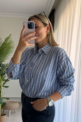 لباس آبی زنانه بافتنی Kubos Moda - کد 858464473