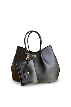 کیف دوشی مشکی زنانه چرم مصنوعی Matmazel - کد 818671691