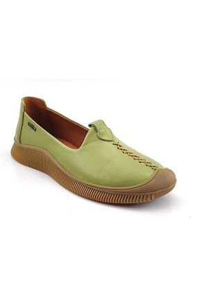 بابت سبز زنانه چرم خالص venüs ayakkabı - کد 828158279