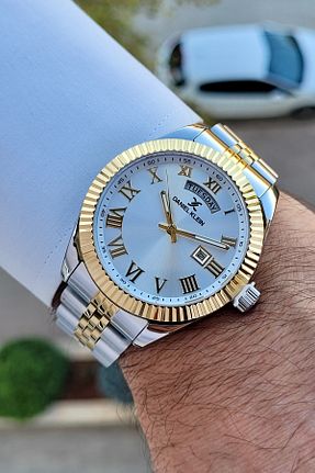 ساعت مچی زرد مردانه 41-45 میلی متر Daniel Klein - کد 919971254