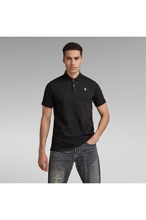 پولوشرت مشکی مردانه پنبه ای G-STAR RAW - کد 97848630