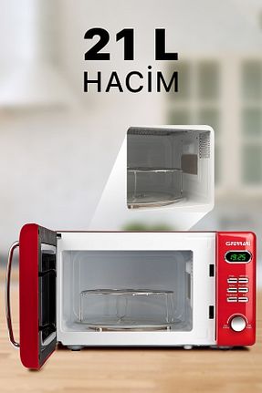 مایکروفر قرمز گارانتی وارد کننده G3ferrari - کد 767533825