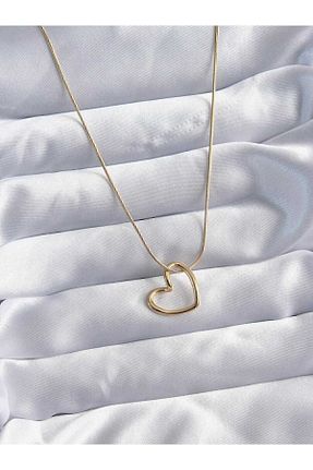 گردنبند جواهر طلائی زنانه فلزی X-Lady Accessories - کد 858203895