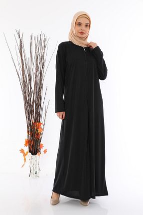 لباس حجاب مشکی زنانه اورسایز medipek - کد 90082699
