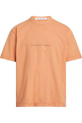 تیشرت قهوه ای مردانه رگولار Calvin Klein - کد 858434253