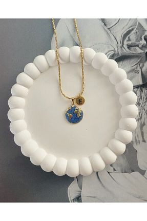 گردنبند استیل ( فولاد ) سرمه ای زنانه استیل (فولاد) Hazeran accessories - کد 377162772