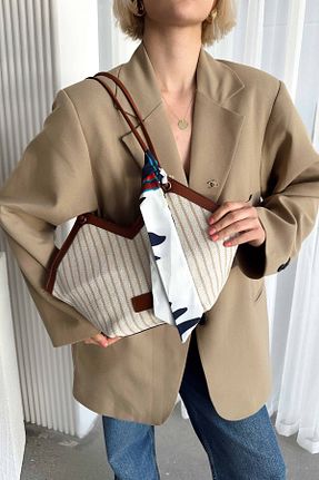 کیف دوشی قهوه ای زنانه چرم مصنوعی Mortanya - کد 830309881