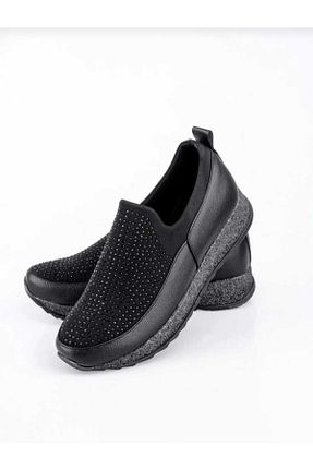 کفش پیاده روی مشکی زنانه چرم مصنوعی Bera - کد 742280723